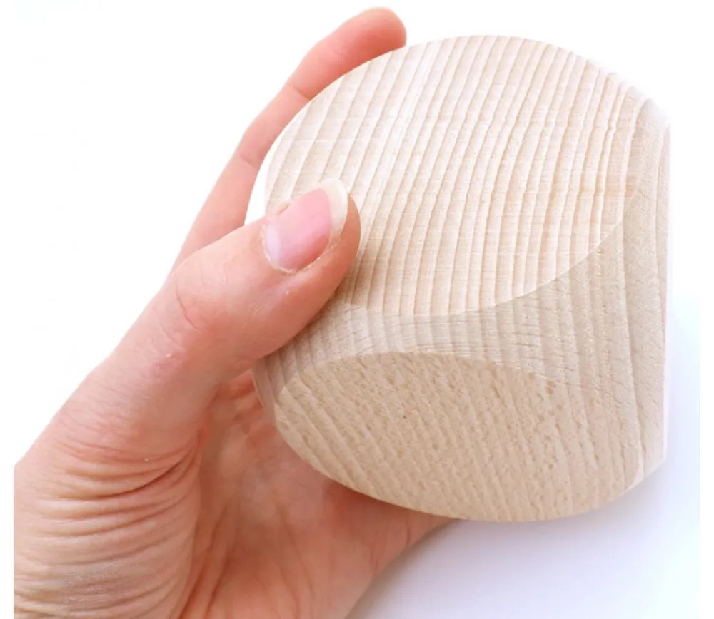 Tout Pour le Jeu Dé géant 75 mm neutre en bois 7.5 cm sans marquage