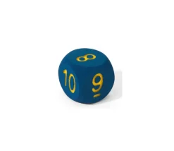 Tout Pour le Jeu Dé géant chiffres de 6 à 10 mousse 16 cm BLEU