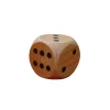 Tout Pour le Jeu Dé géant classique en bois 42 mm de 1 à 6 pour jeu de société 4 cm