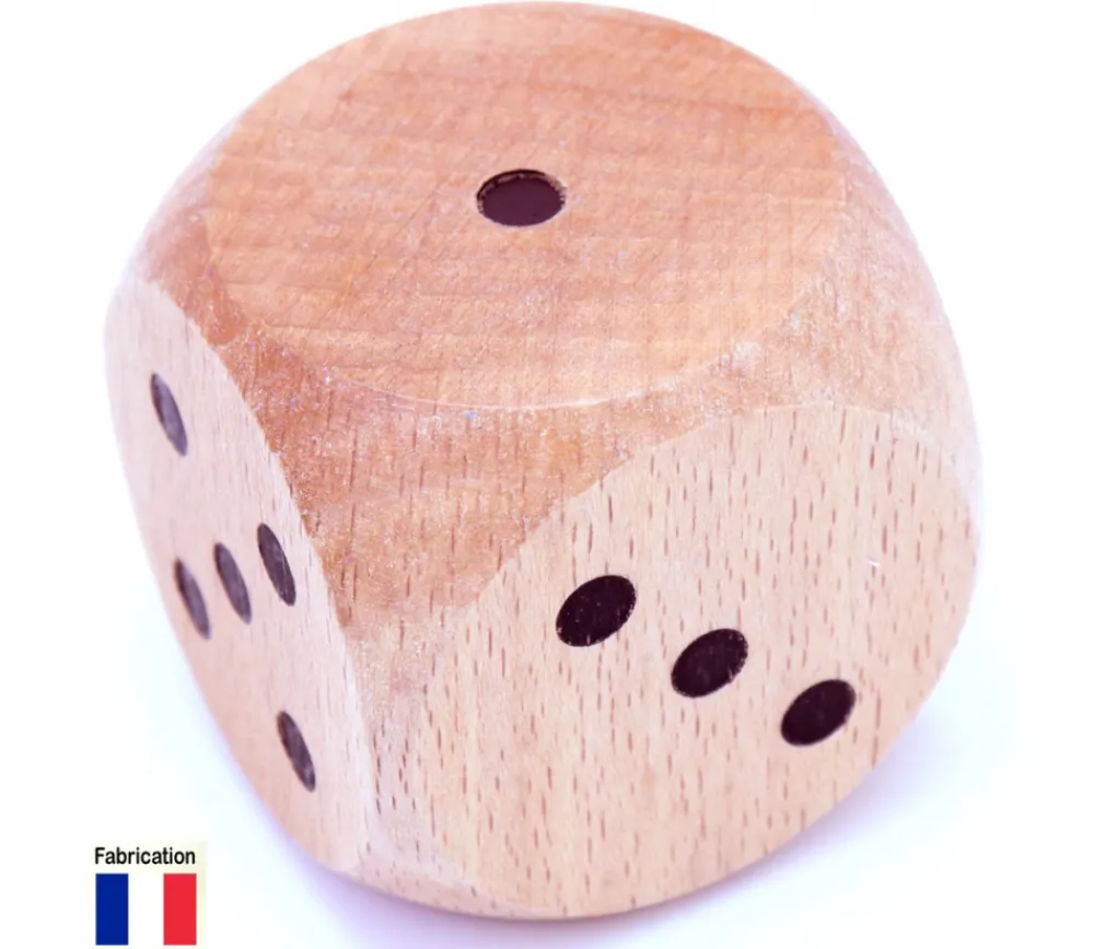 Tout Pour le Jeu Dé géant en bois 5 cm 1 à 6 pour jeu - 50 mm