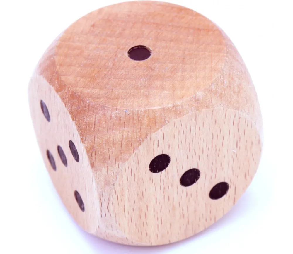 Tout Pour le Jeu Dé géant en bois 5 cm 1 à 6 pour jeu - 50 mm