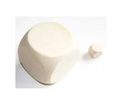 Tout Pour le Jeu Dé géant en bois naturel 60 mm neutre - 6 cm