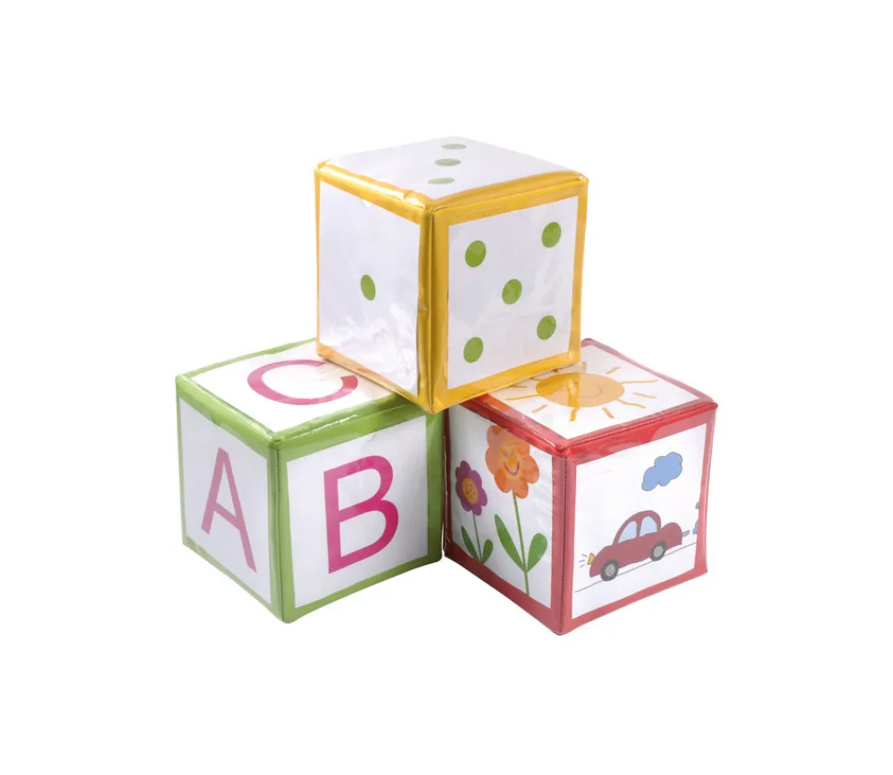Tout Pour le Jeu Dé géant jaune faces modifiables 15,5 cm personnalisable à volonté