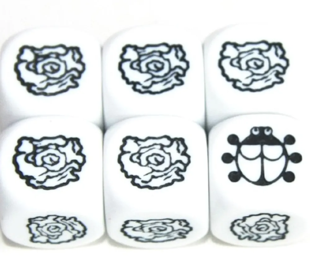 Tout Pour le Jeu Dé insecte et 5 salades 16 mm