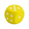 Tout Pour le Jeu Dé jaune en bois 16 mm de 1 à 6 pour jeu de société