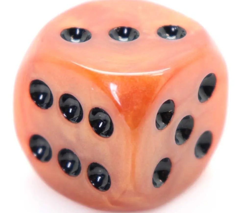 Tout Pour le Jeu dé marbré 2 cm (couleur mise au hasard)