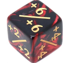 Tout Pour le Jeu Dé modificateur positif noir et rouge +1 à +6