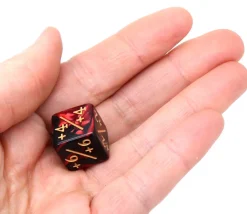 Tout Pour le Jeu Dé modificateur positif noir et rouge +1 à +6
