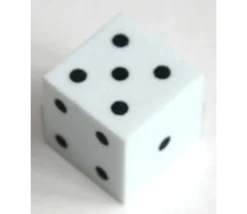 Tout Pour le Jeu Dé mousse silencieux ultra léger 16 mm (1 couleur au hasard)