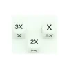 Tout Pour le Jeu Dé multiplier X 2X 3X X 2X 3X