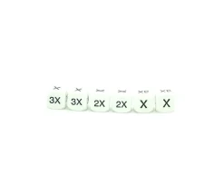 Tout Pour le Jeu Dé multiplier X 2X 3X X 2X 3X
