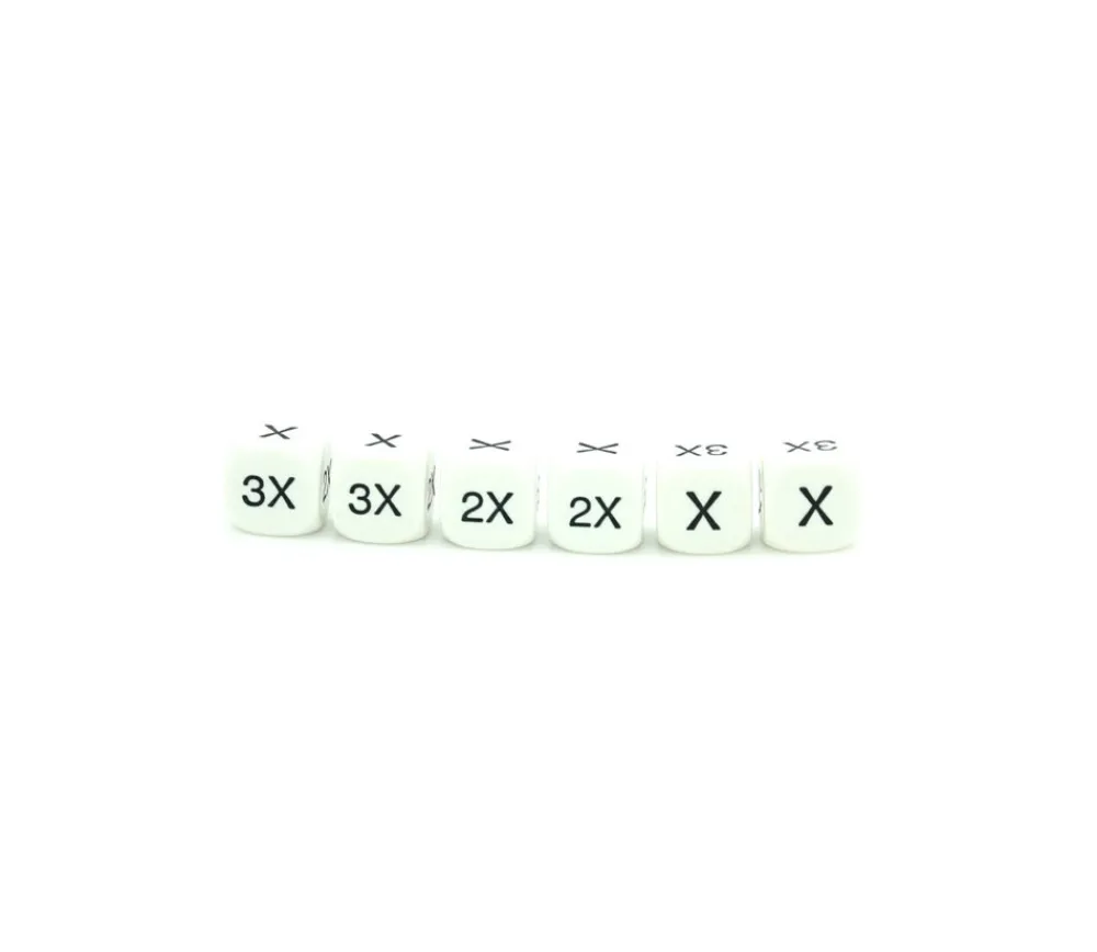 Tout Pour le Jeu Dé multiplier X 2X 3X X 2X 3X