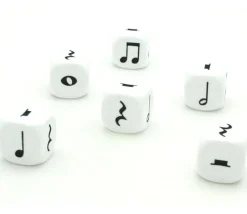 Tout Pour le Jeu Dé Musique 16 mm notes musicales