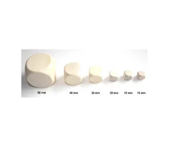 Tout Pour le Jeu Dé neutre 18 mm en bois sans marquage hêtre