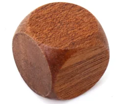 Tout Pour le Jeu Dé neutre en bois 20 mm en Sipo