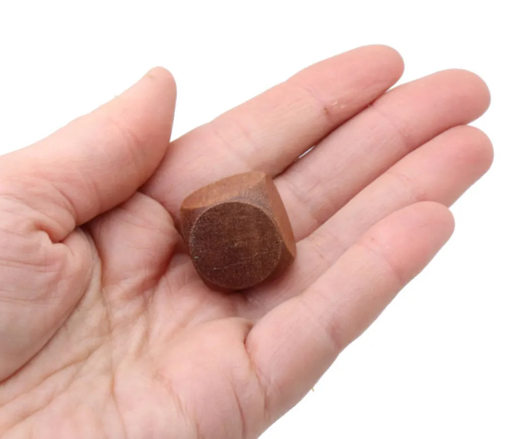 Tout Pour le Jeu Dé neutre en bois 20 mm en Sipo