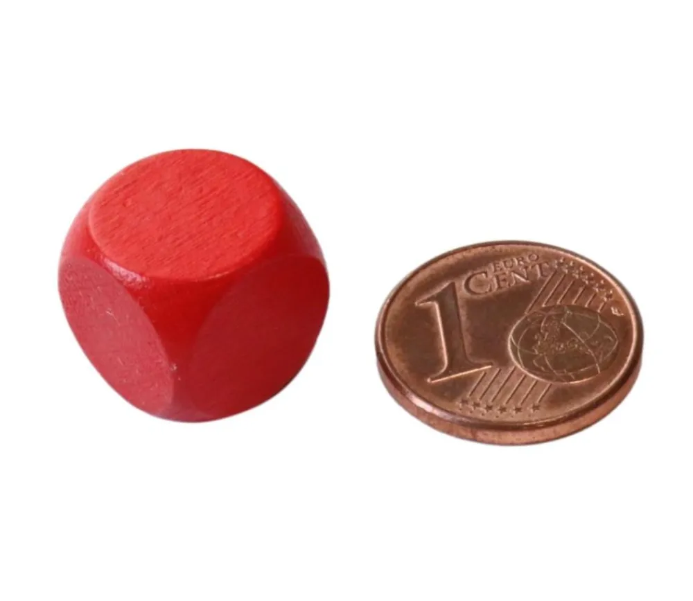 Tout Pour le Jeu Dé neutre en bois 12 mm naturel ou coloré pour jeu