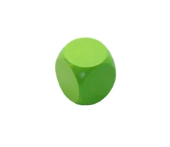 Tout Pour le Jeu Dé neutre vert clair 16 mm en bois hêtre sans marquage à l'unité