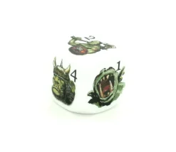 Tout Pour le Jeu Dé ORC en couleur 6 faces de 1 à 6 en 22 mm