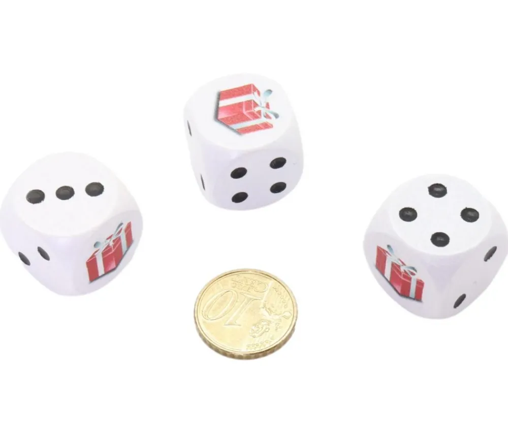 Tout Pour le Jeu Dé paquet cadeau 2 cm en bois