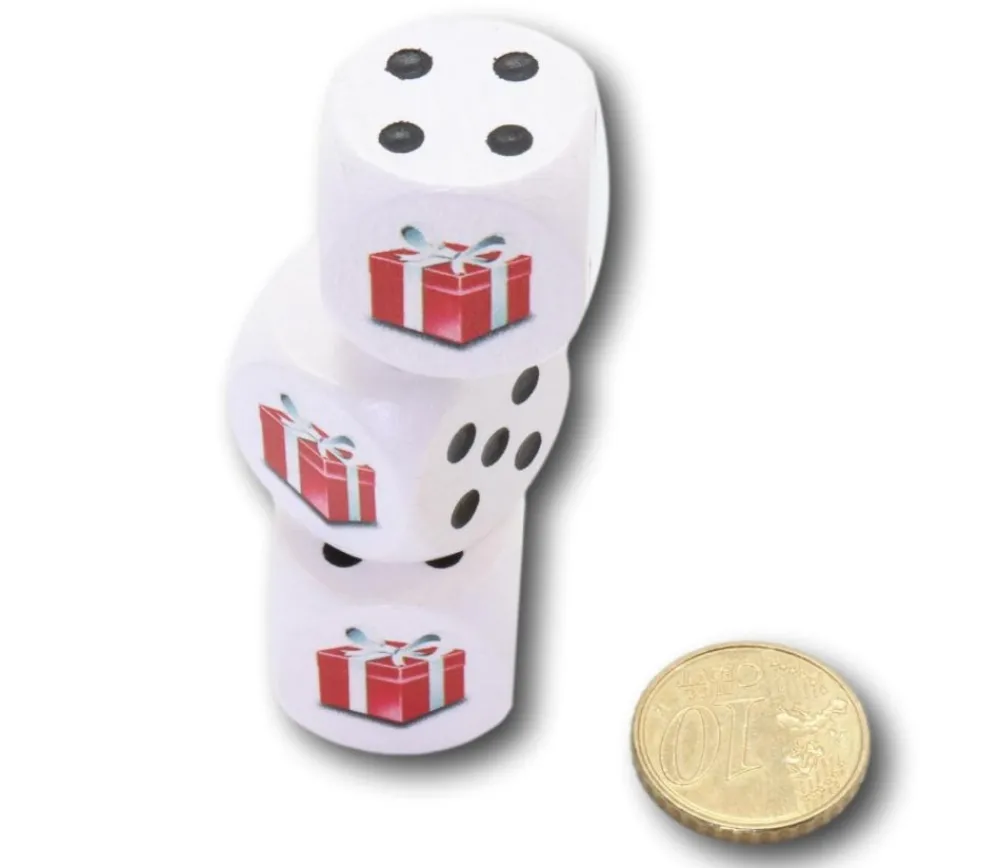 Tout Pour le Jeu Dé paquet cadeau 2 cm en bois