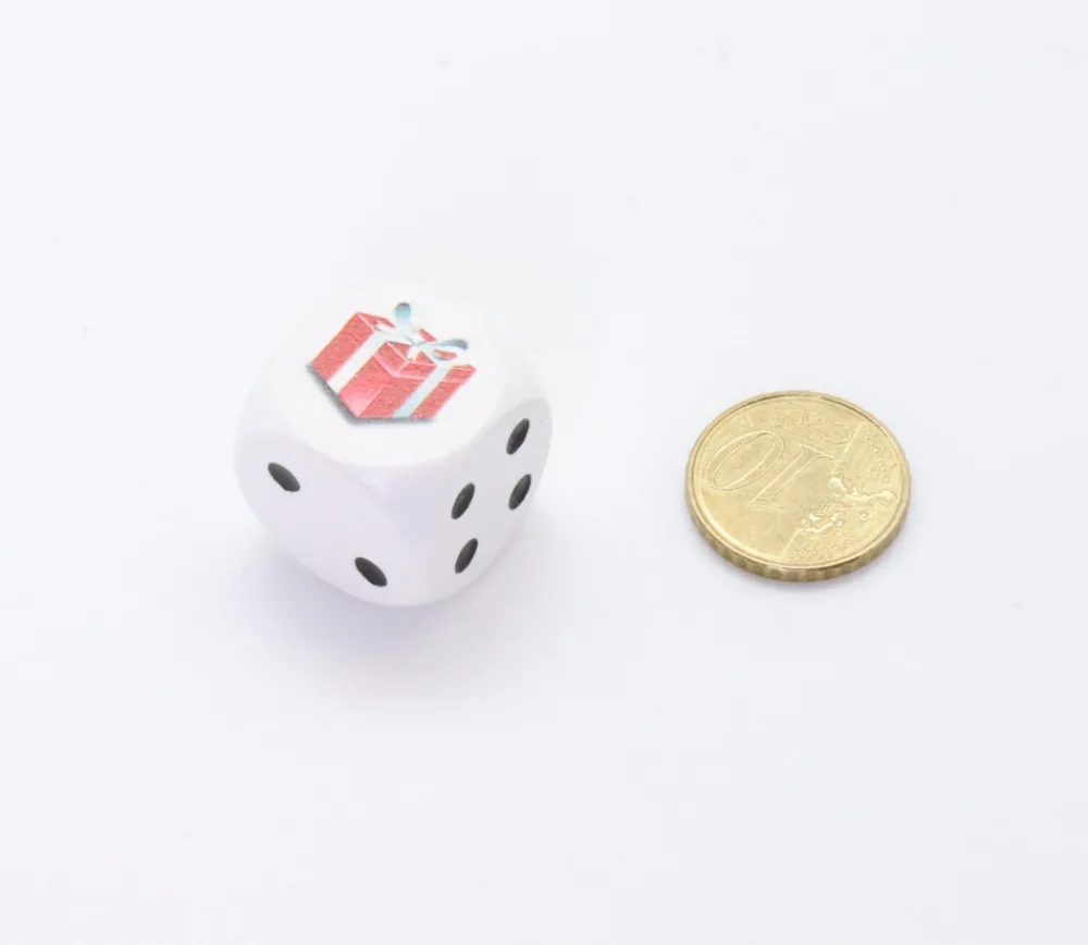 Tout Pour le Jeu Dé paquet cadeau 2 cm en bois