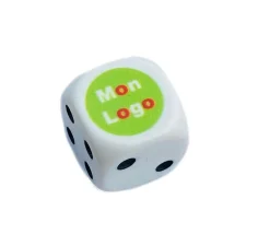 Tout Pour le Jeu Dé plastique personnalisé 16 mm : 1 face personnalisée avec votre image