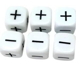 Tout Pour le Jeu Dé plus et moins + - en 16 mm