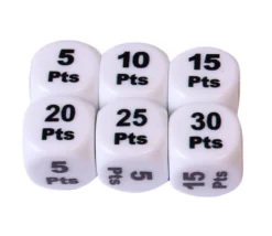 Tout Pour le Jeu Dé points gagnants 16 mm +5 à +30