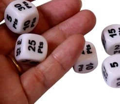 Tout Pour le Jeu Dé points gagnants 16 mm +5 à +30