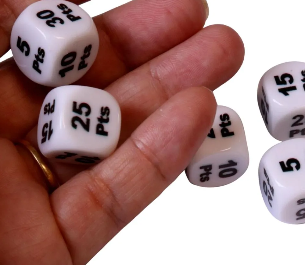 Tout Pour le Jeu Dé points gagnants 16 mm +5 à +30