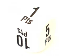 Tout Pour le Jeu Dé points gagnants 16 mm +1 à +25