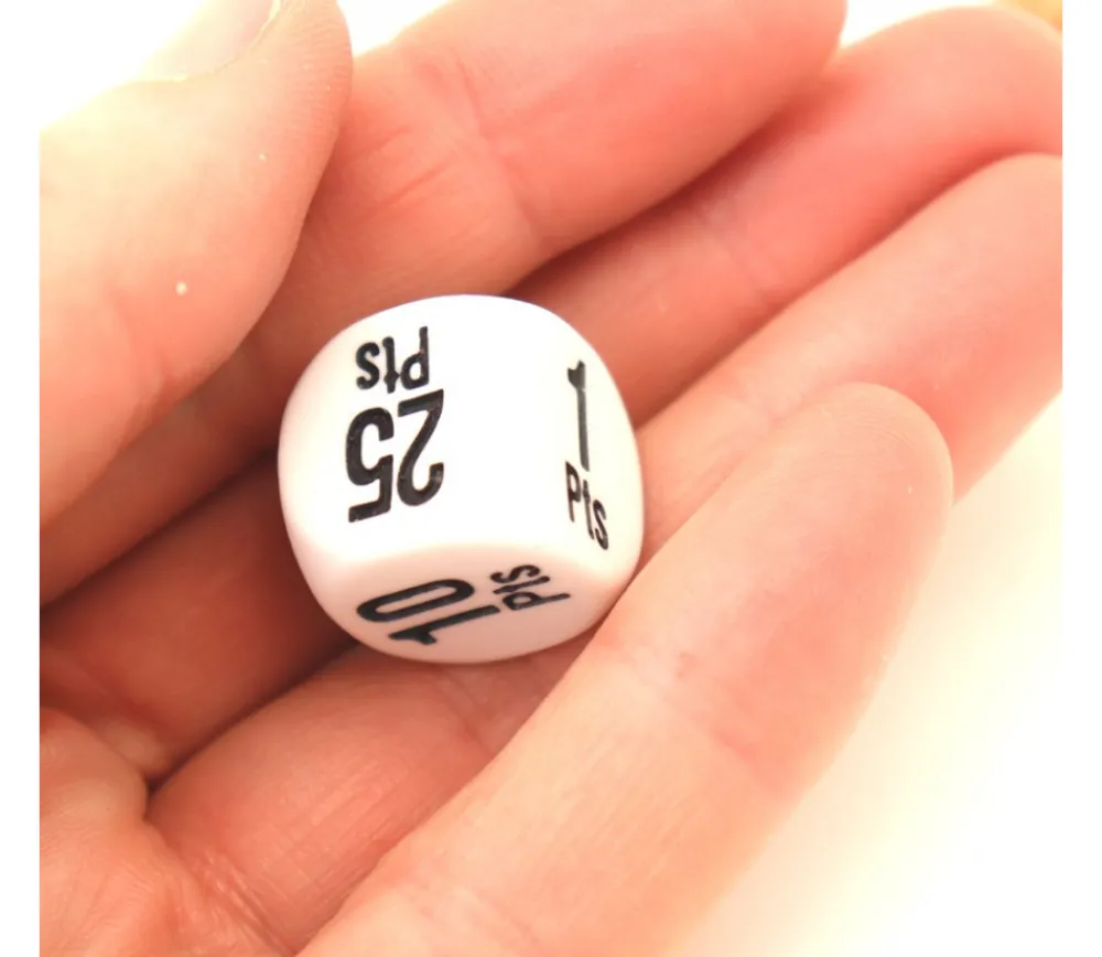 Tout Pour le Jeu Dé points gagnants 16 mm +1 à +25