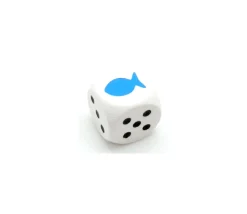 Tout Pour le Jeu Dé poisson 16 mm en bois 23456
