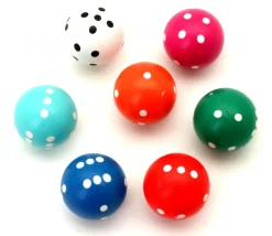 Tout Pour le Jeu Dé rond de 20 mm de diamètre pour jouer boule