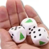 Tout Pour le Jeu Dé sapin de Noël spécial fête 2 cm en bois
