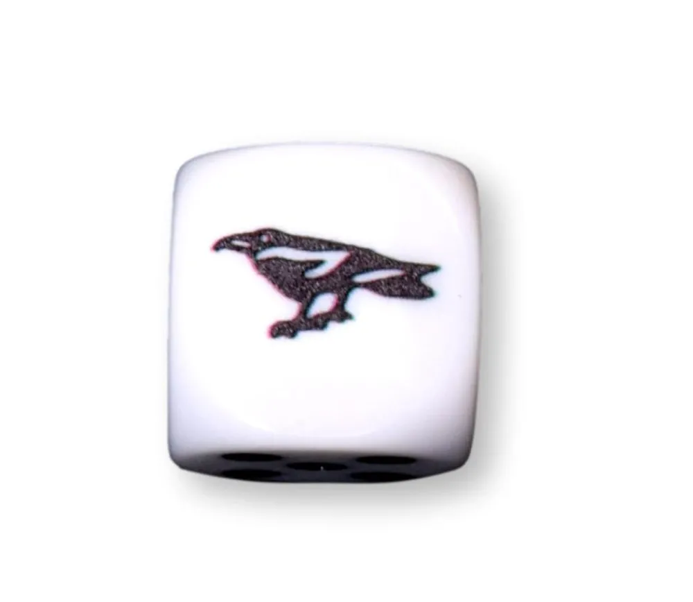 Tout Pour le Jeu Dé spécial corbeau 12345 taille 16 mm