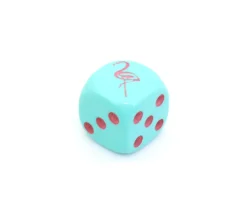 Tout Pour le Jeu Dé spécial flamant rose 23456 taille 16 mm