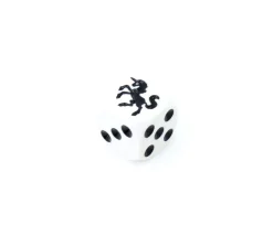 Tout Pour le Jeu Dé spécial licorne noire 23456 taille 16 mm