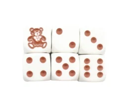 Tout Pour le Jeu Dé spécial ours marron 2345 taille 16 mm