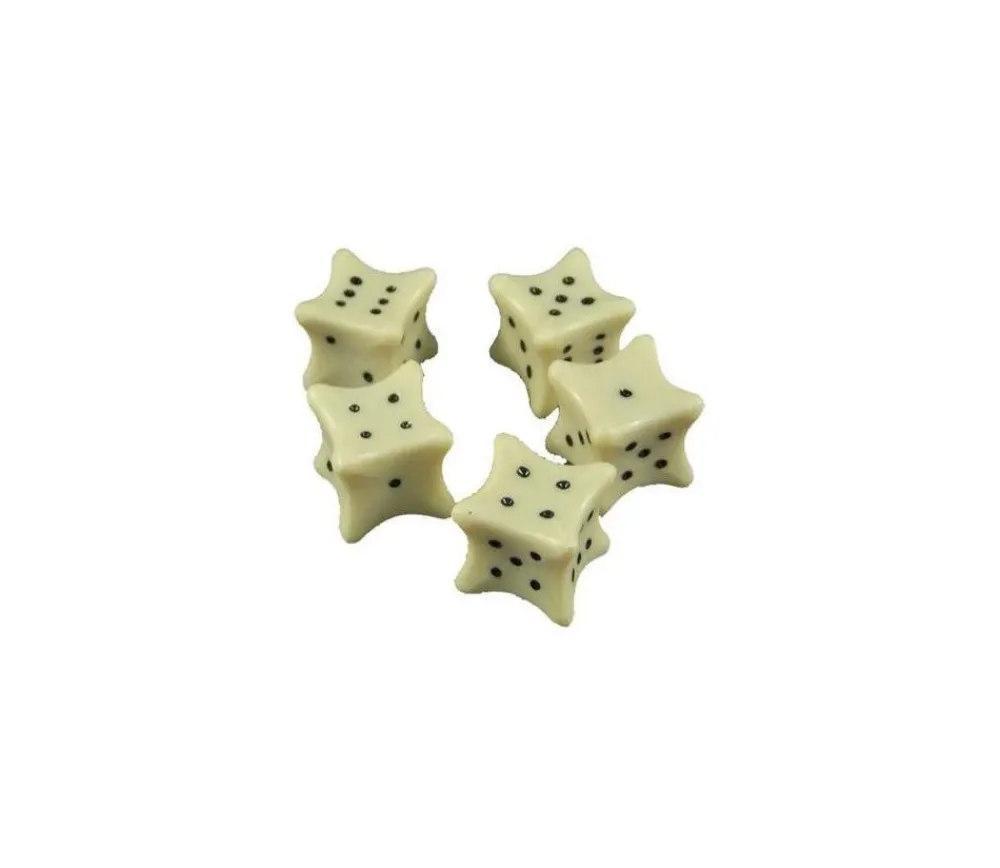 Tout Pour le Jeu Dé style os couleur ivoire - bone dice