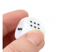 Tout Pour le Jeu Dé tactile braille pour malvoyant pour jeu de 1 à 6 - 20 mm