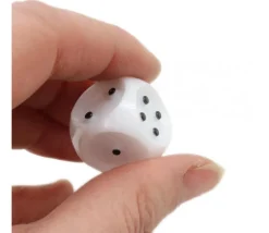 Tout Pour le Jeu Dé tactile braille pour malvoyant pour jeu de 1 à 6 - 20 mm