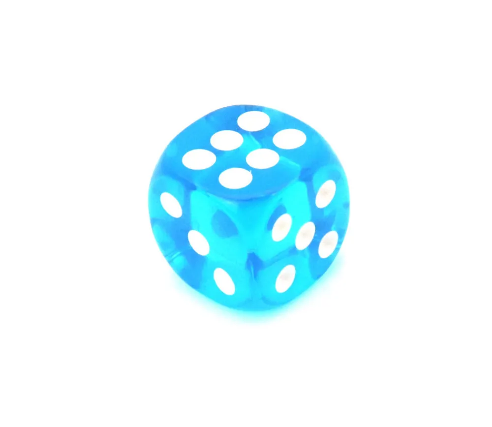 Tout Pour le Jeu Dé translucide BLEU 16 mm
