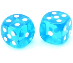 Tout Pour le Jeu Dé translucide BLEU 16 mm