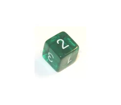 Tout Pour le Jeu Dé translucide chiffre acrylique 14 mm à l'unité (couleur au hasard)