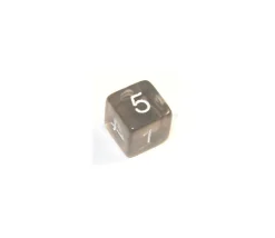 Tout Pour le Jeu Dé translucide chiffre acrylique 14 mm à l'unité (couleur au hasard)