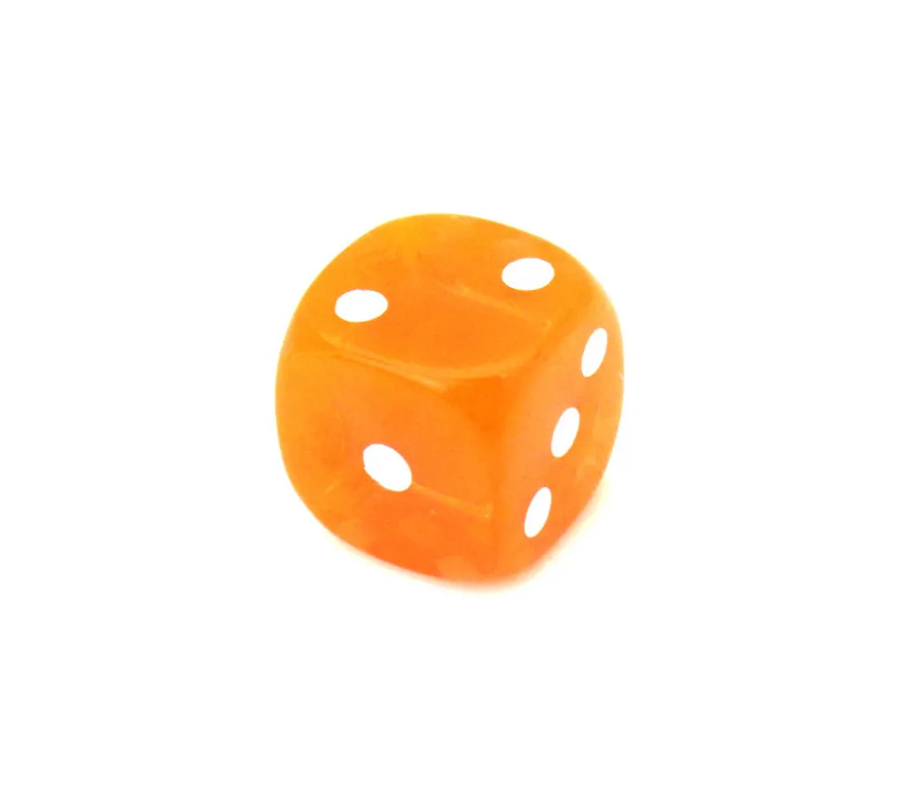 Tout Pour le Jeu Dé translucide ORANGE 16 mm