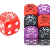 Tout Pour le Jeu Dé tête de mort Pirate 16 mm (couleur au hasard)