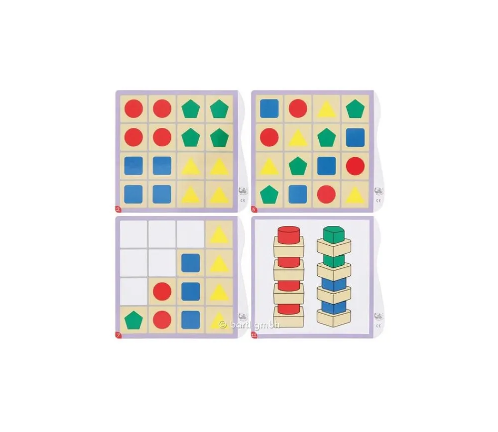Tout Pour le Jeu Découverte formes et couleurs en bois : classement et tri